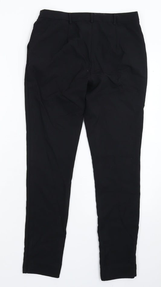 New Look Womens Black Dress Pants Trousers Size 8 L28 in