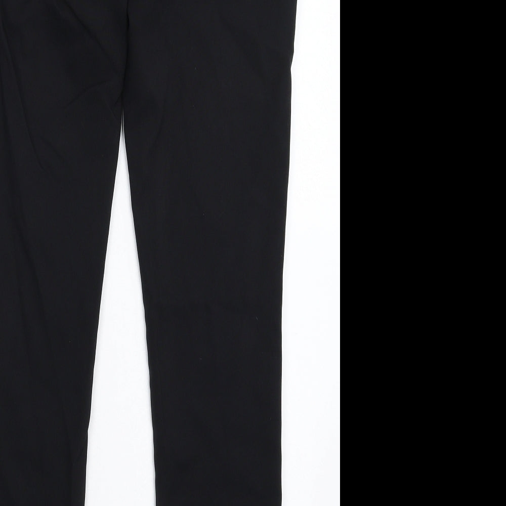 New Look Womens Black Dress Pants Trousers Size 8 L28 in