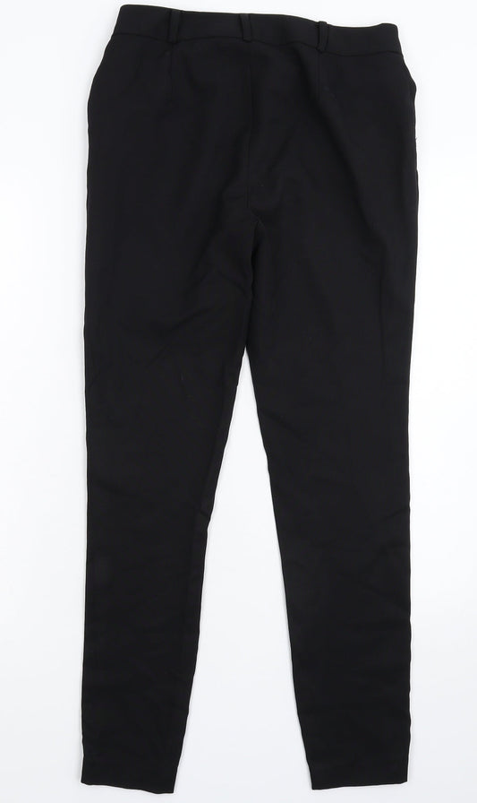 New Look Womens Black Dress Pants Trousers Size 10 L28 in