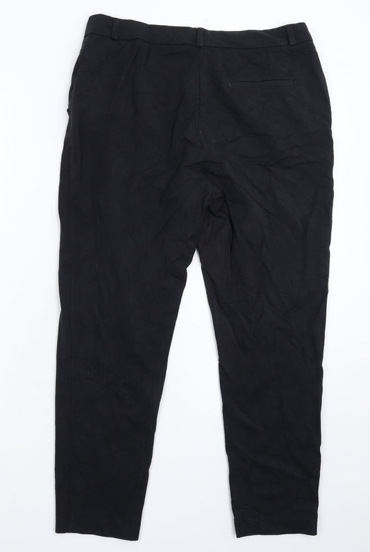 Marks and Spencer Womens Blue Trousers Size 12 L25 in