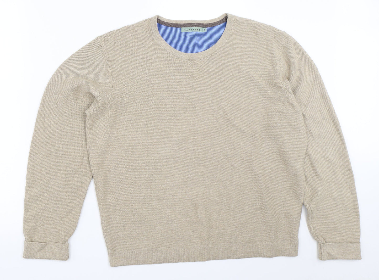 Lakeland Womens Beige Pullover Jumper Size L