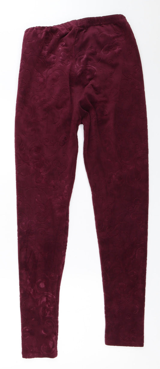 Glamourize Womens Purple Capri Leggings Size M L29 in