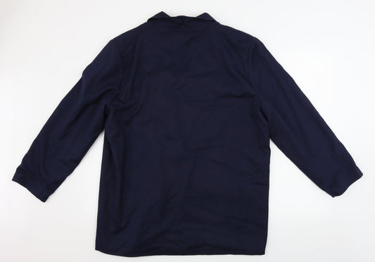 Preworn Womens Blue Jacket Blazer Size 18