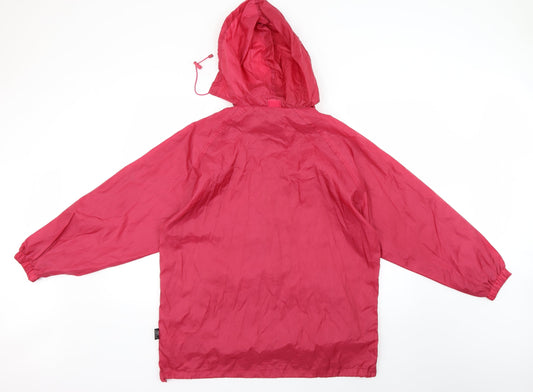 jrc collection Womens Red Anorak Coat Size S