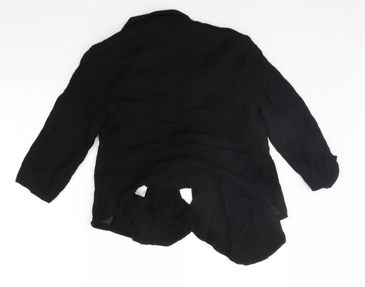 New Look Womens Black Jacket Blazer Size 12