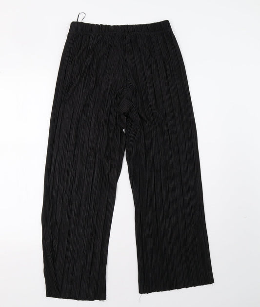 BHS Womens Black Trousers Size 12 L28 in