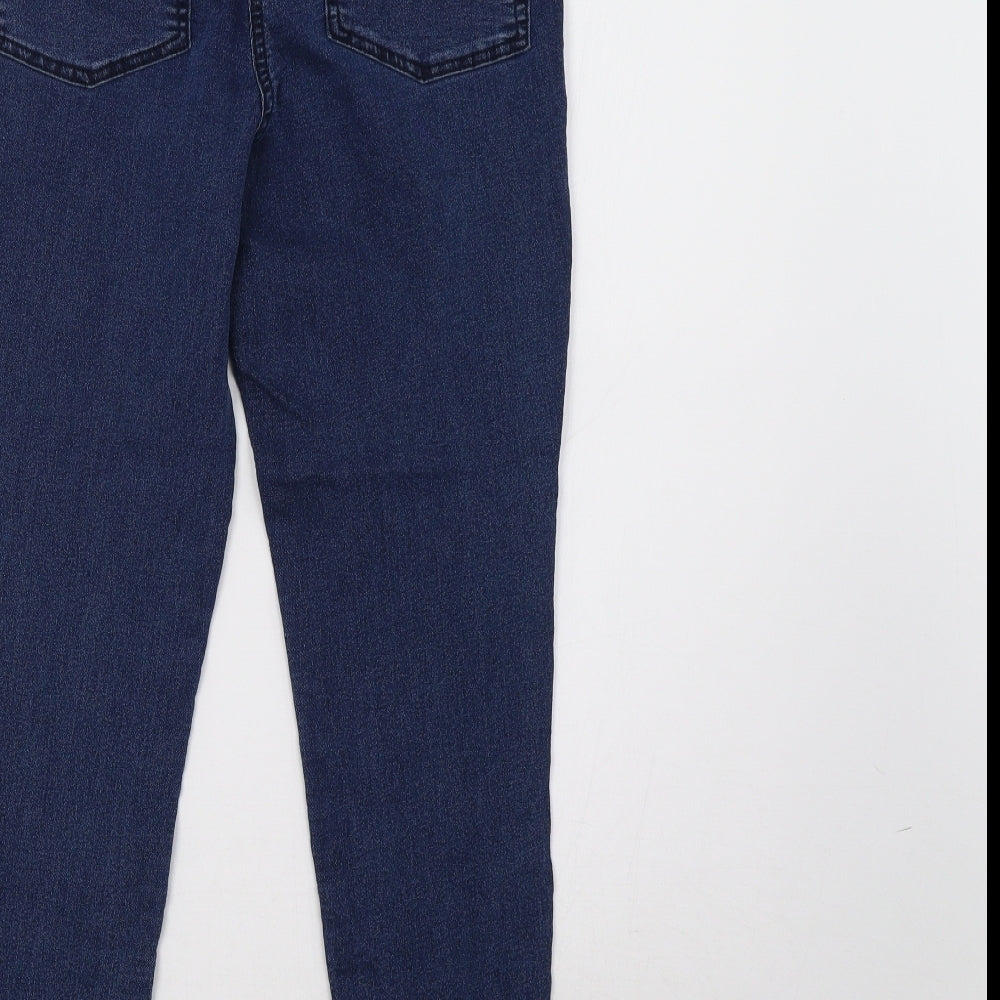 COLLUSION Womens Blue Denim Skinny Jeans Size 8 L26 in