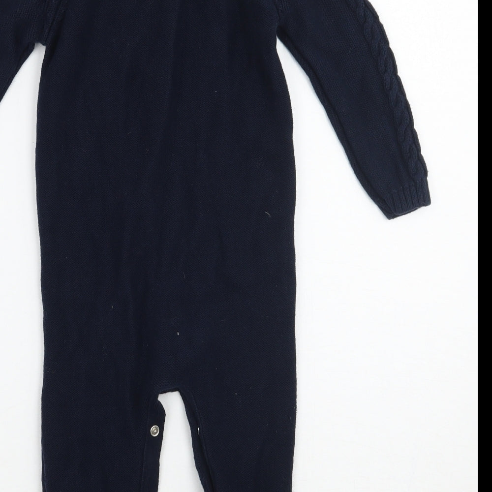 TU Baby Blue Babygrow One-Piece Size 9-12 Months