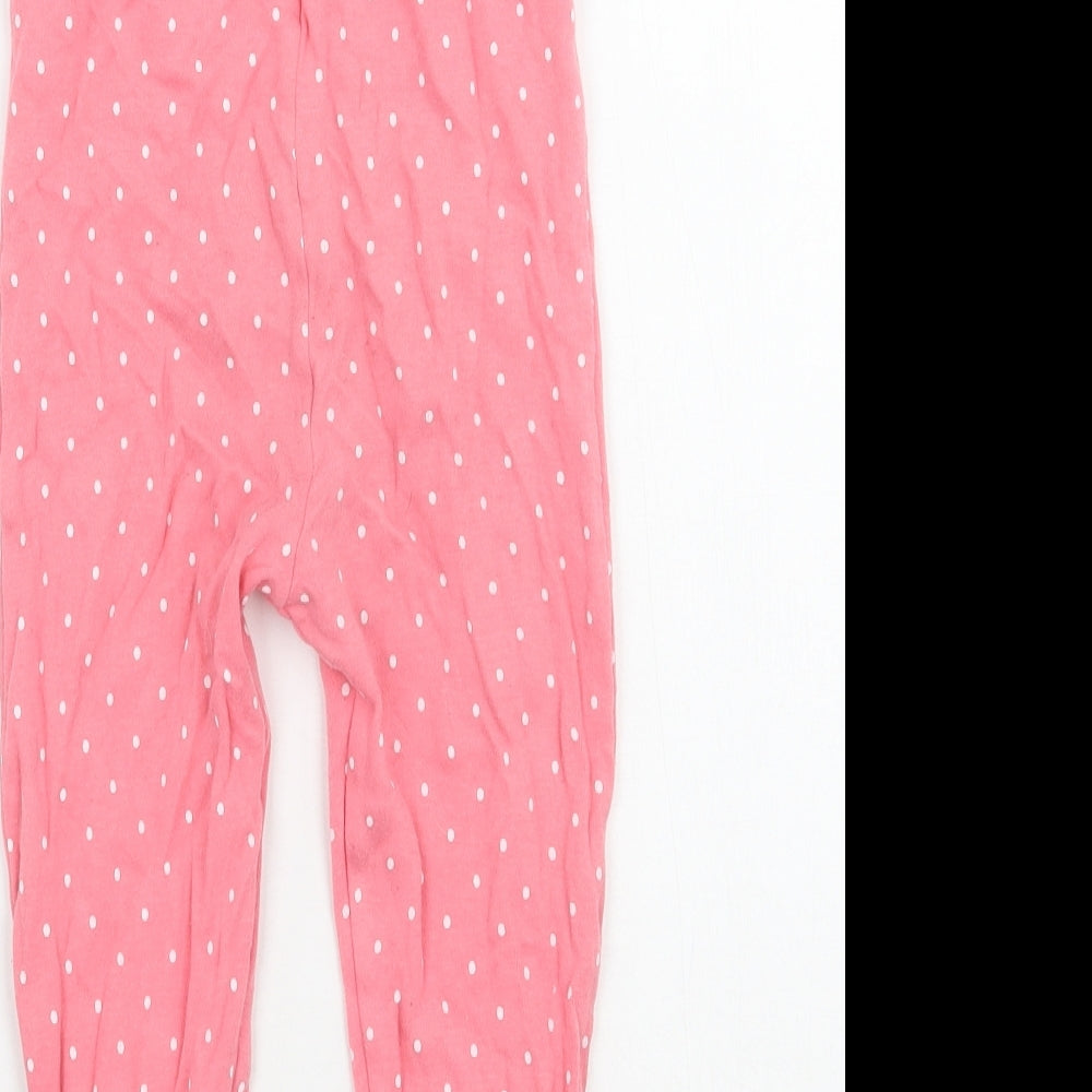 George Boys Pink Polka Dot Sweatpants Trousers Size 2 Years