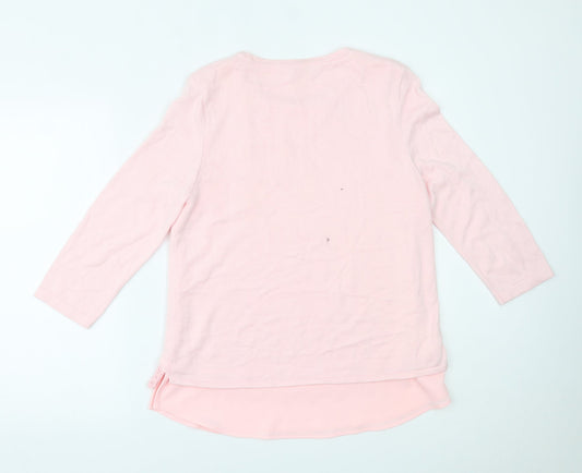 Together Womens Pink Basic Blouse Size 12