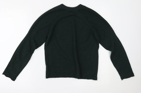 Topshop Womens Green Pullover Jumper Size 10