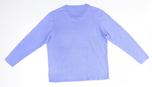 Bonmarché Womens Blue Pullover Jumper Size 16