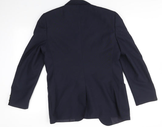 WOOLWORTHS Mens Blue Jacket Suit Jacket Size M