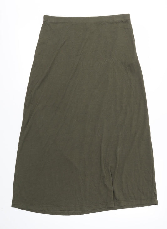 Anthology Womens Green   A-Line Skirt Size 12