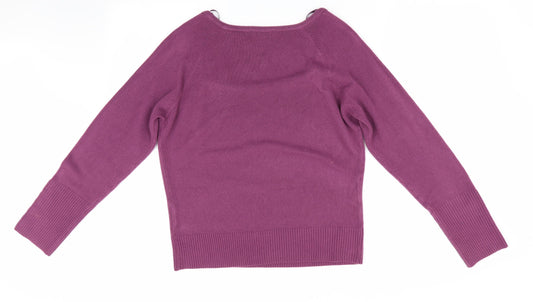 Per Una Womens Purple Pullover Jumper Size 14