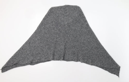 Maria Bellentani Womens Grey Overcoat Poncho One Size