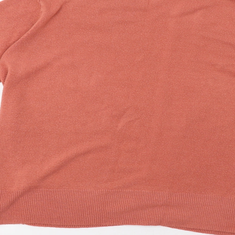 M&S Womens Pink Cardigan Jumper Size M