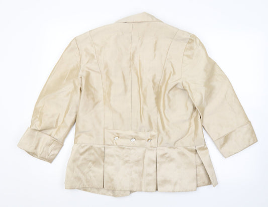 Preworn Womens Gold Jacket