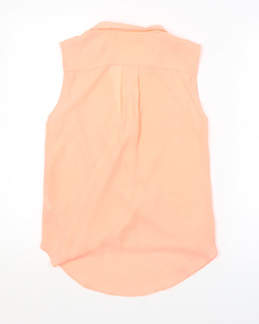 River Island Womens Pink Basic Blouse Size 6