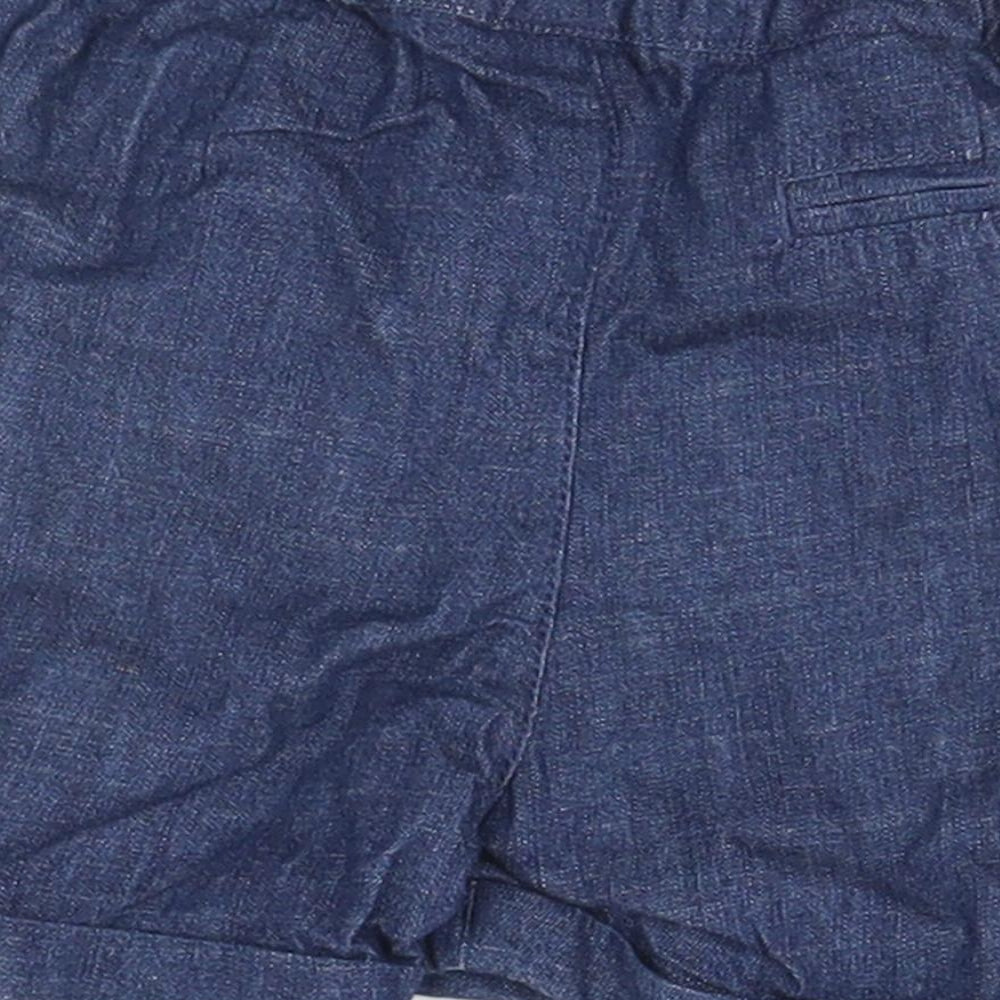 Marks and Spencer Boys Blue Track Pants Trousers Size 9-12 Months