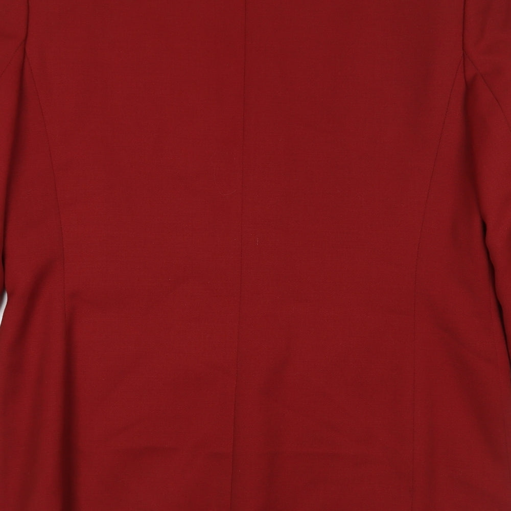 Planet Womens Red Jacket Sport Coat Size 12