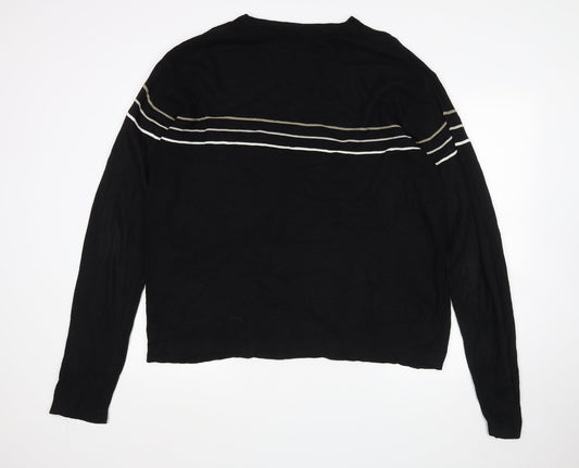 Matalan Womens Black Pullover Jumper Size L