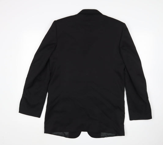 Stanley Blacker Mens Black Jacket Suit Jacket