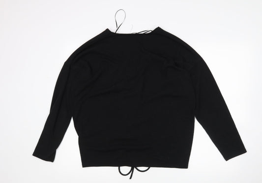 Zara Womens Black Pullover Jumper Size L