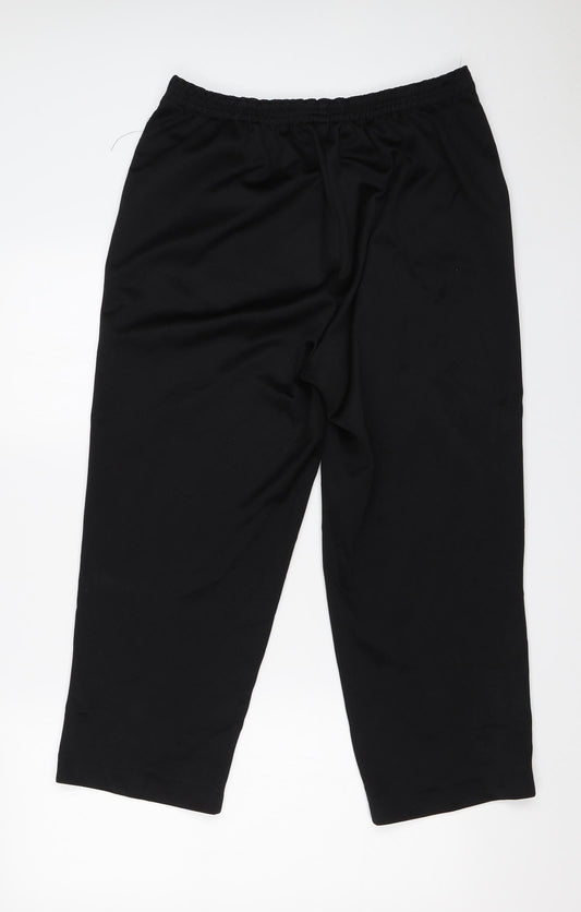 BM Womens Black Trousers Size 14 L22 in