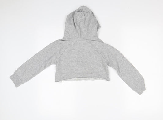 Blue Zoo Girls Grey Pullover Hoodie Size 7-8 Years