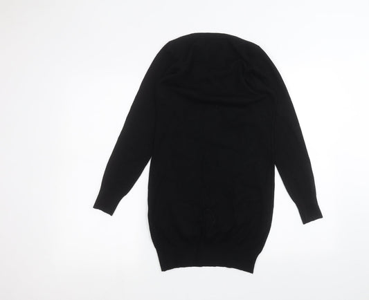 D&X Womens Black Basic T-Shirt One Size