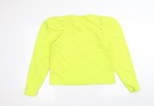 Zara Womens Green Pullover Jumper Size M