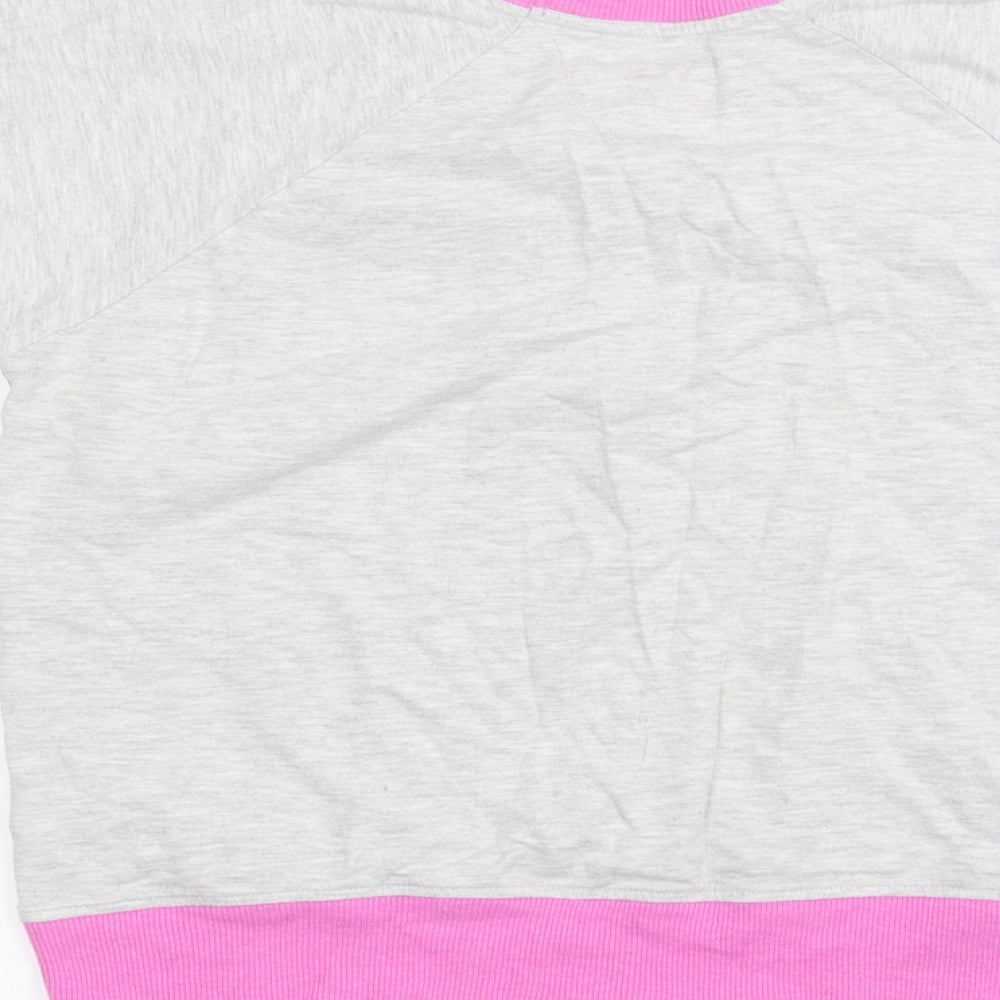 Disney Womens Grey Basic T-Shirt Size S
