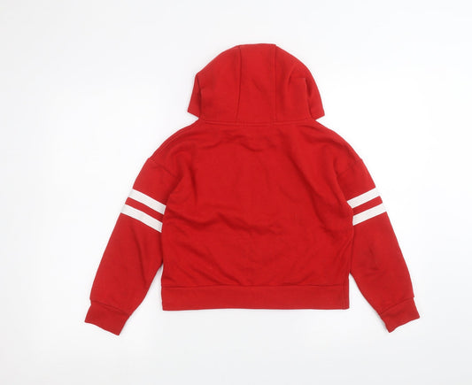 Primark Girls Red Pullover Hoodie Size 10-11 Years