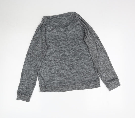 XOXO Womens Grey Basic T-Shirt Size M - Goodbye