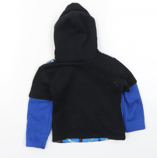 Preworn Boys Multicoloured Pullover Hoodie Size 3 Years - Superman