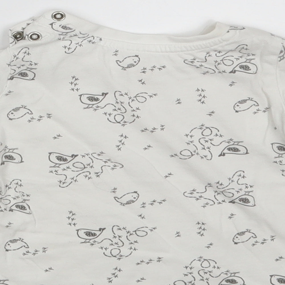 Lupilu Baby White Basic T-Shirt Size 6-9 Months