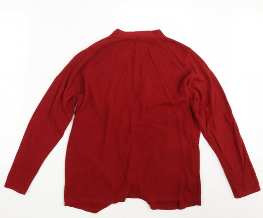 BM Womens Brown Cardigan Jumper Size M