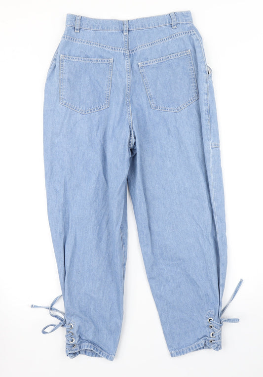 ASOS Womens Blue Denim Tapered Jeans Size 28 in L28 in