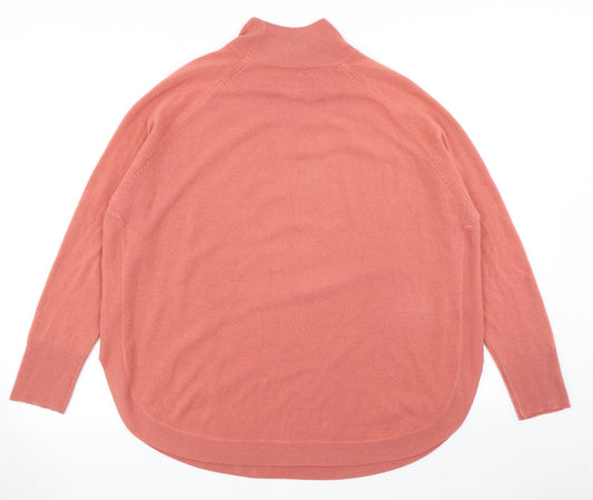 M&S Womens Pink Knit Pullover Jumper Size M