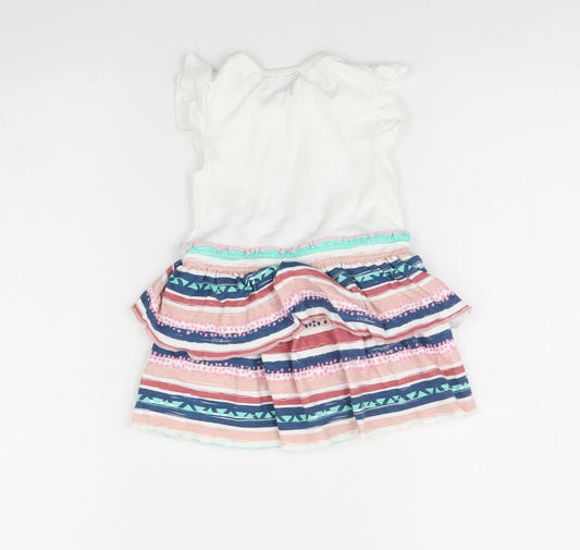 Very Girls White Fit & Flare Size 6-9 Months