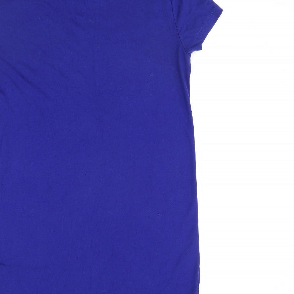Divided Womens Blue T-Shirt Dress Size S
