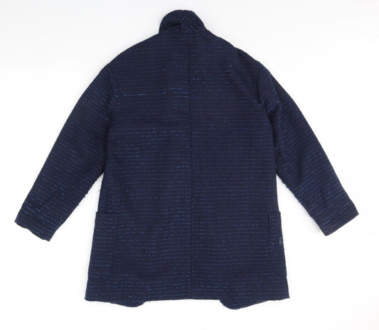 M&Co Womens Blue Jacket Size 10