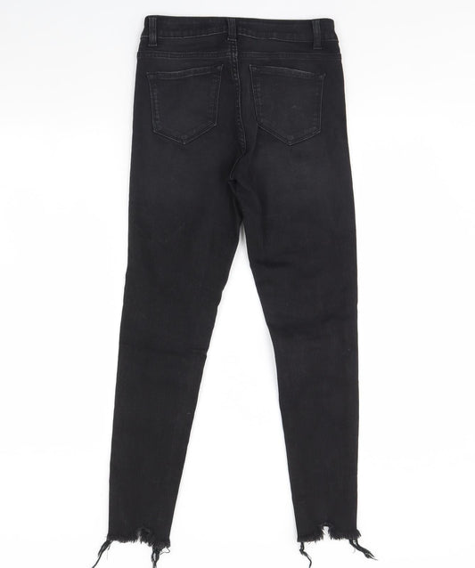 Denim & Co. Womens Blue Denim Skinny Jeans Size 8 L28 in