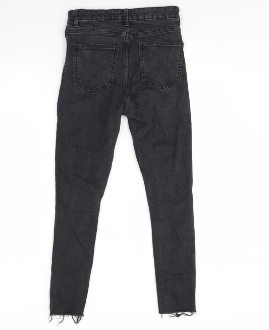 Denim & Co. Womens Black Denim Skinny Jeans Size 12 L29 in