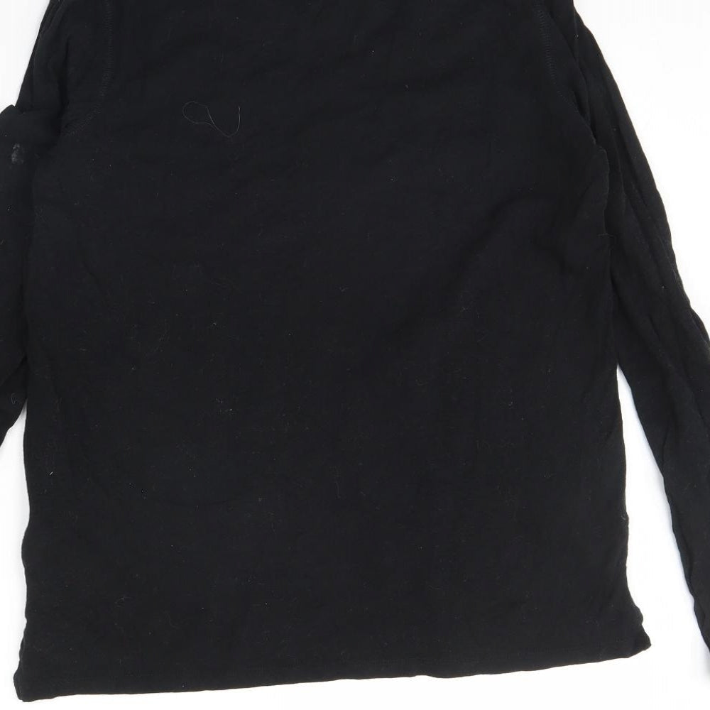 Gap Womens Black Basic Blouse Size M
