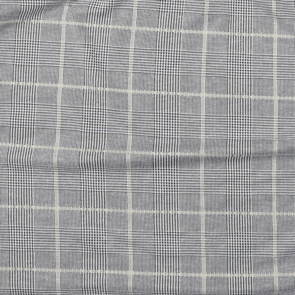 Primark Womens Grey Check Jersey Pullover Sweatshirt Size 12