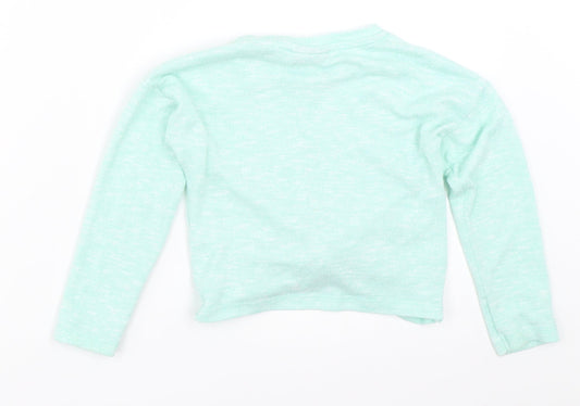 Matalan Girls Blue Pullover Jumper Size 4 Years