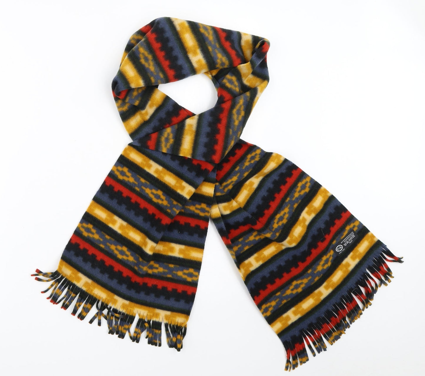 Preworn Unisex Black Scarf One Size