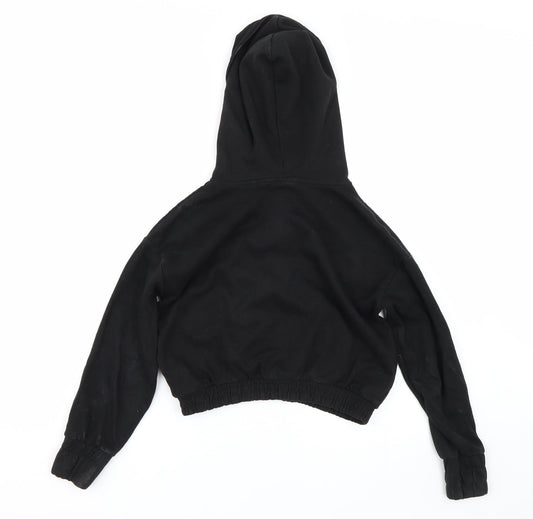 Holyfield Girls Black Pullover Hoodie Size 8-9 Years